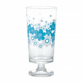 アデリアレトロ 脚付きグラス 花の輪 1932