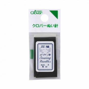 クロバー 双鳩メリケン針 N-メリケン針長針長6 12-245