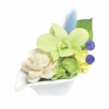 お供え用(仏花) お供えアレンジメント プリザーブドフラワー 芽衣(めい) グリーン C32740