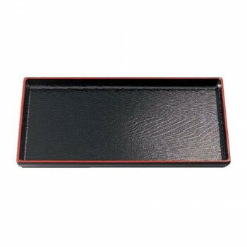 福井クラフト　尺0会計盆黒天朱 15065510