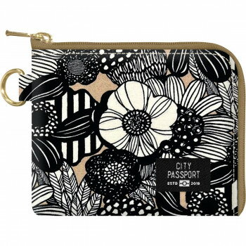スイッチスタンス CITYPASSPORT パスケース Art Flower アートフラワー ベージュ 7140BE