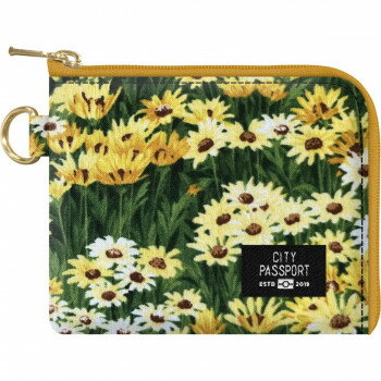 スイッチスタンス CITYPASSPORT パスケース フラワーガーデン イエロー 7145YE