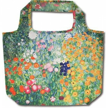 Shopping Bags, Ecology Bags - 名画エコバッグ クリムト「フラワーガーデン」 AE-00825