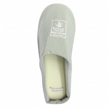 PAGE ONE ページワン　teatime　バブーシュスリッパ　09　MOSS GRAY　GRK1493