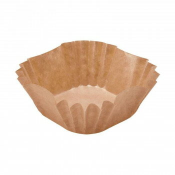 サンナップ　未晒し紙おかずカップ　角　中　(240枚入)　XOK0501