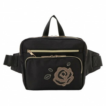 優美社　4890-000 ソフィアバレンティノ（SOFIA VALENTINO） ウエストバッグ ブラック