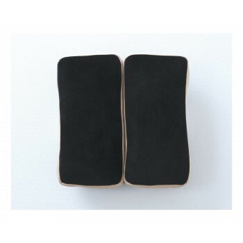 もっちり 2連クッション 42×42cm ブラック 9844521