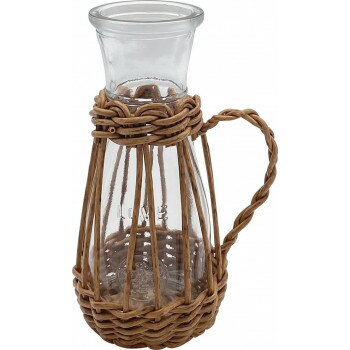 ヴァス　PEガラス花器　ハンドル型L　BR　73770