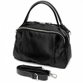 Rename ナイロン 2way ハンドバッグ ブラック RHN23054