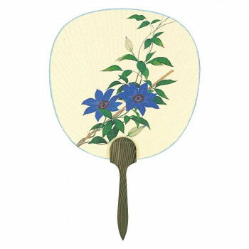 日本製(MADE IN JAPAN) うちわ 都の風 (鉄仙) 2722