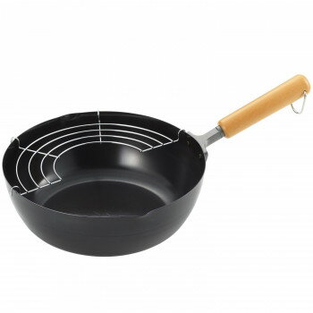 NEWグルメパワー木柄いため兼用天ぷら鍋24cm IH対応 SJ3170