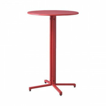 東谷 ハイテーブル サークル レッド PT-332RD