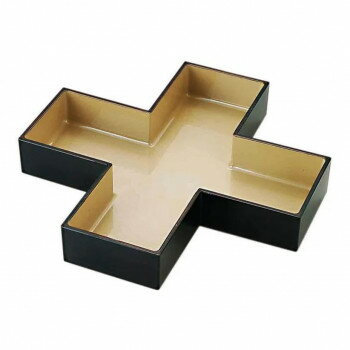 207×207十字箱　銀天べっ甲(外黒)　41320480