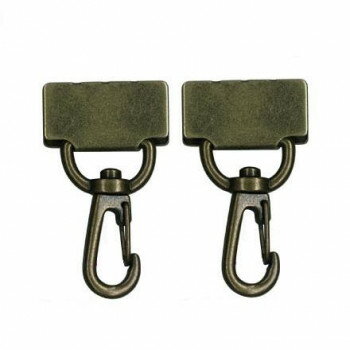 INAZUMA イナズマ ナスカン付くわえ金具 30mm用 2個入 アンティークゴールド AK-80-30AG