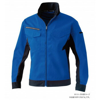 「北海道・沖縄・離島・一部地域へのお届けは別途送料を請求させていただきます。」「お客様都合でのキャンセルの場合、出荷前後にかかわらずキャンセル料などの手数料が発生いたしますので予めご了承ください。」「メーカーより取り寄せ商品のため、在庫状況によっては欠品・廃盤の可能性があります。あらかじめご了承ください。」ストレッチ性、制電性があるブルゾンです。動きやすく、不快な静電気からしっかりガードしてくれます。シワになりにくく、簡単なアイロンがけ、もしくはノーアイロンでOKです。古着屋や残反をリサイク原料としたリサイクルポリエステル「RENU(R)」、未利用繊維を再利用・再生させたクラボウ「リルコット」など地球環境に配慮したサスティナブル素材を使用しています。【JIS T8118適合商品について】※可燃物質のような危険物が存在する場所では、着脱しないでください。※大きな損傷を受けるような洗濯は避けてください。※JIS T8103(静電気帯電防止用安全作業靴)に定める安全靴を併用してください。サイズ3L個装サイズ：39×30×10cm重量個装重量：700g素材・材質綿20%、ポリエステル80%仕様JIS T8118規格適合生産国ミャンマーfk094igrjs