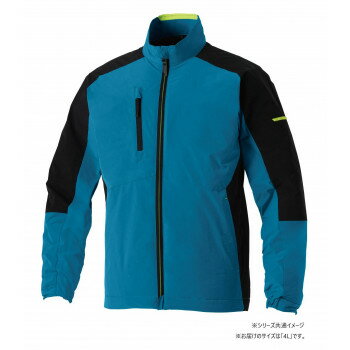 桑和 7524-00 防寒ブルゾン(ストレッチ.制電) 4Lサイズ ターコイズ(201) G.G.