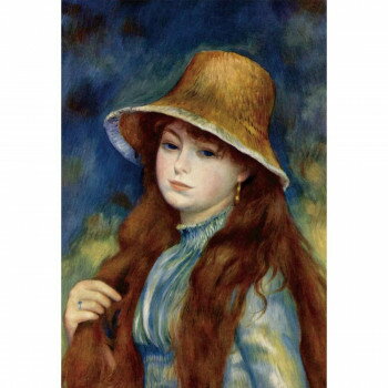 ジグソーパズル 300ピース 麦わら帽子の少女(ルノワール)