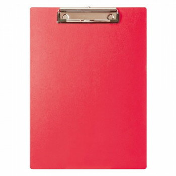 ナカバヤシ　ハンディ・クリップボードA4・レッド　QB-A401-R