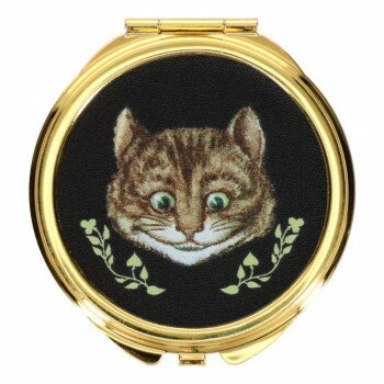 ゾーウィー マクミランアリス コンパクトミラー チェシャー・ネコ ブラック 6721