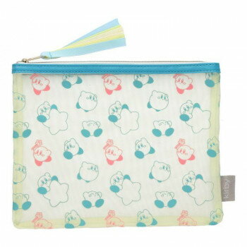 ゾーウィー 星のカービィ メッシュポーチ フラット ブルー 7315