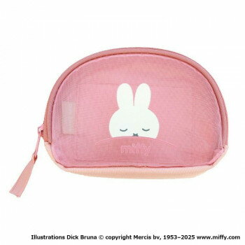 ゾーウィー ミッフィー シェル型メッシュポーチ miffy ピンク 8701