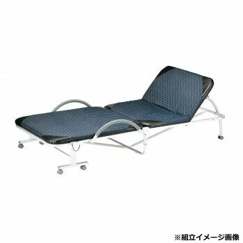 弘益(KOEKI) UTILITY 折り畳みベッド ネイビー FBDS90NV