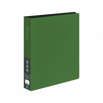 ナカバヤシ　黒台紙超透明ポケットアルバム　L120P　グリーン　CTDP-L-120-G