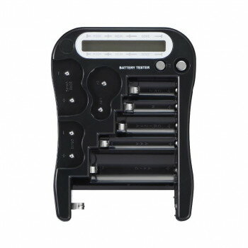 YAZAWA(ヤザワコーポレーション) デジタル電池残量チェッカー黒 MW01BK