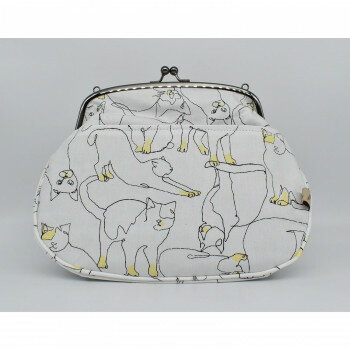 「北海道・沖縄・離島・一部地域へのお届けは別途送料を請求させていただきます。」「お客様都合でのキャンセルの場合、出荷前後にかかわらずキャンセル料などの手数料が発生いたしますので予めご了承ください。」「メーカーより取り寄せ商品のため、在庫状況によっては欠品・廃盤の可能性があります。あらかじめご了承ください。」おしゃれながま口タイプの2WAYショルダーバッグです。2種類のベルトが付いており、手提げにもショルダータイプにも。外側にポケットが付いて必要なものがさっと取り出せます。少し大きめで見た目以上の収納力。※商品の写真は、なるべく実物に近い状態になるよう努力しておりますが、光の具合やパソコンのモニターの種別、環境によっては、見え方が実際のものと多少異なって見える場合もございますので、ご了承ください。※柄物は商品により柄、模様の出方が、掲載商品画像と現物で異なる場合がございます。※水や汗等により色落ちすることがありますので、ご注意下さい。※バックや周囲のものとの摩擦や引っかかりに気をつけて下さい。※生産工場で品質管理、検品を行うなど品質向上に努めています。※若干のほつれや多少サイズの誤差が生じる場合があります。あらかじめご了承くださいますようお願いいたします。サイズ約W27×H20×D10.5cm、手さげベルト:約460mm、ショルダーベルト:約1130〜1360mm(6段階調整可能)個装サイズ：29×22×12cm重量個装重量：300g素材・材質表生地:日本製生地口金:スチール手提げベルト・ショルダーベルト:合皮付属品手さげベルトショルダーベルト生産国中国fk094igrjs