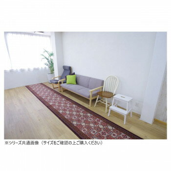 パレスタイル 廊下敷きマット(抗菌防臭 吸水速乾) 日本製 65×540cm ブラウン(3)