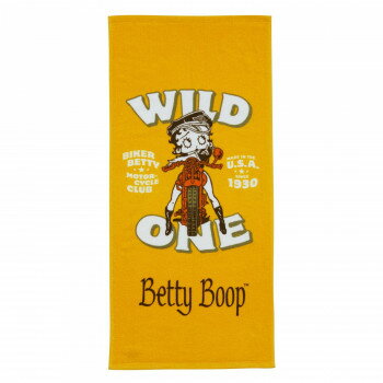 犬飼タオル BE24-B ベティ　ワイルドシャーリング染料プリント フェイスタオル