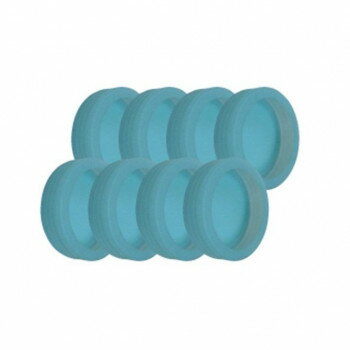 グローバル・ジャパン キャスターフルカバーリング8個入 スカイブルー