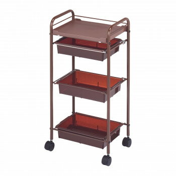 サロン向け C-213 セット台 クリアブラウン 12137