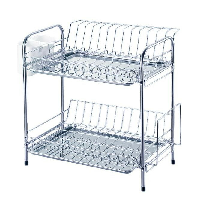 フルーラ パイプ式ニ段水切りバスケット FU-02P 0101074