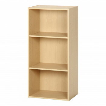 不二貿易　（C/D:96600） カラーボックス 可動棚3段 NA