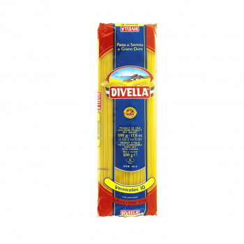 DIVELLA ディヴェッラ パスタ ♯10 ヴェルミチェッリーニ 500g×24個 606-102