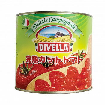 DIVELLA ディヴェッラ 完熟カットトマト 2500g×6個 606-508(4)