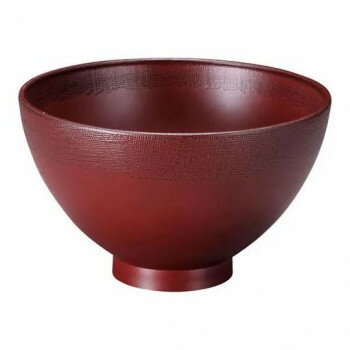 福井クラフト　布着せ茶づけ椀　オール吟朱 31006960