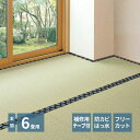 カーペット い草 上敷き フリーカット 撥水 6畳 本間 夏 い草カーペット 防カビ ペット対応 抗菌 防臭 長方形 ござ 夏用 ラグ おしゃれ 絨毯 花ござ ...