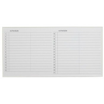 馬印 MR series(エムアールシリーズ)壁掛 予定表(スケジュール)ホワイトボード W1810×H910mm MR36Y