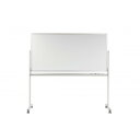 馬印 MAJI(マジ)シリーズ両面脚付ホーローホワイトボード 無地/無地 W1896×D610×H1845mm MH36TDN
