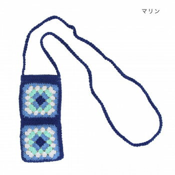 スマホショルダー ガーデンクロシェット マリン 15623552010