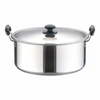 遠藤商事　SAステンレス　プラ柄　厚板実用鍋　36cm　AZT0736