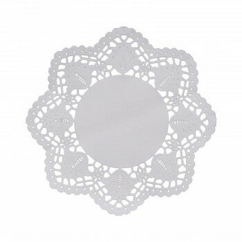 ドイリー　丸型レースペーパー　(100枚入)　7号　XLC2104