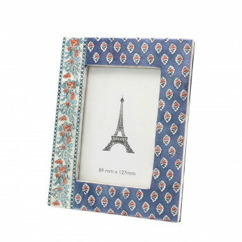 カピスフォトフレーム アウィニヨンボーダー ネイビー 19524801103