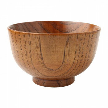 若兆 漆塗り・耐久加工nanotec栗の木汁椀 反型SH7KR