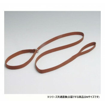 プロ用訓練リード　フラットンケンネルリ-ド　M　茶 030919