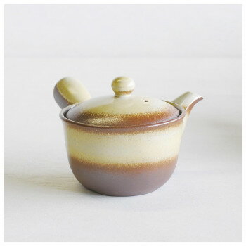 B-7433 急須 2.0号ワン形(粉引巻) 萬古焼