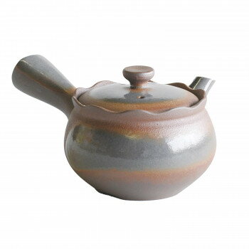 G-7211 急須1.5号はなかんむり織部丸網 萬古焼