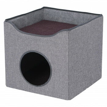 不二貿易　（C/D:53719） ペットハウス ルーフベッド付き GY